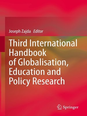 cover image of Third International Handbook of Globalisation, Education and Policy Research